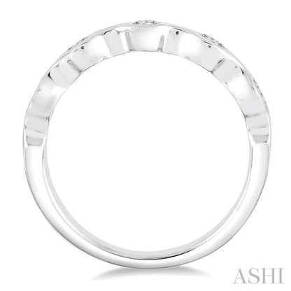 Round Shape Stackable Diamond Wedding Band