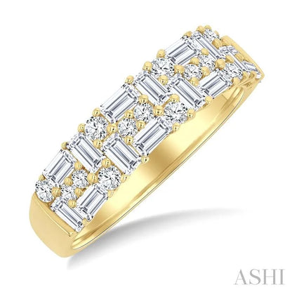 Baguette Diamond Fashion Band
