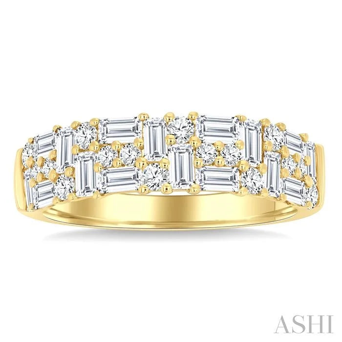 Baguette Diamond Fashion Band