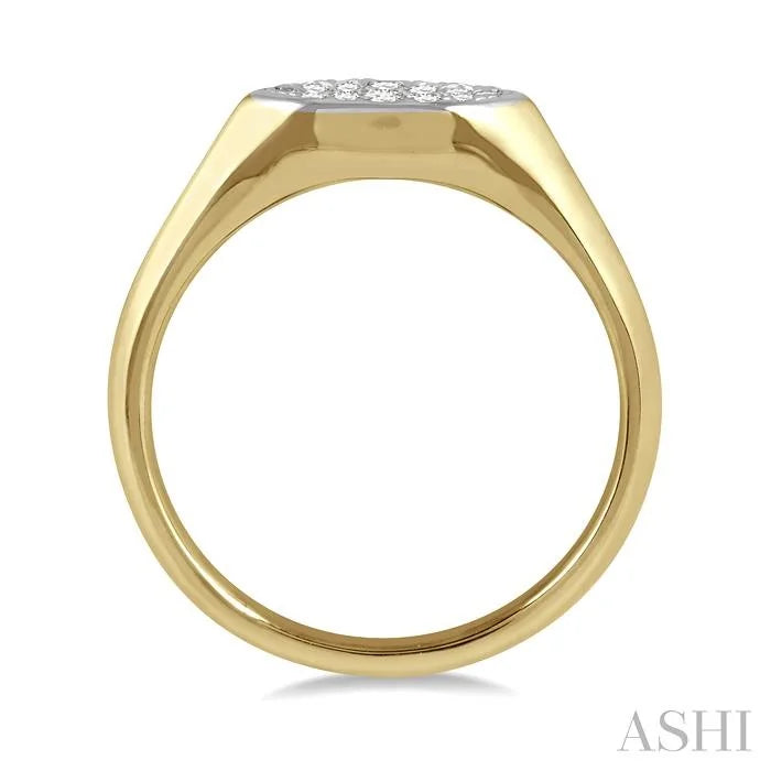 Marquise Shape Lovebright Essential Diamond Signet Ring