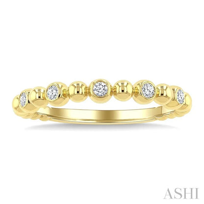 Bead Bijoux Bezel Set Diamond Fashion Ring