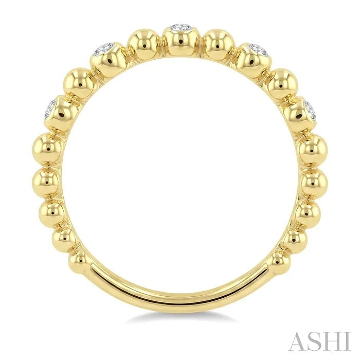 Bead Bijoux Bezel Set Diamond Fashion Ring