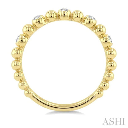 Bead Bijoux Bezel Set Diamond Fashion Ring