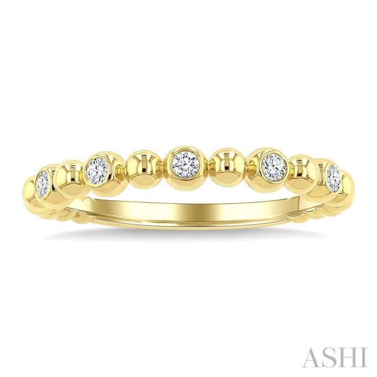 Bead Bijoux Bezel Set Diamond Fashion Ring