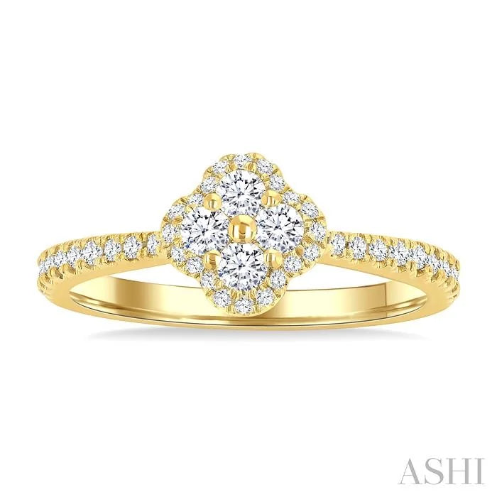 Clover Diamond Fashion Ring