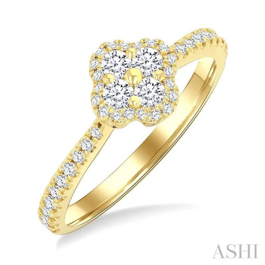 Clover Diamond Fashion Ring