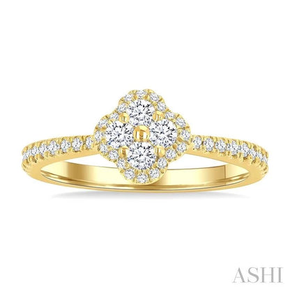 Clover Diamond Fashion Ring
