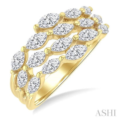 Marquise Shape Diamond Fashion Ring