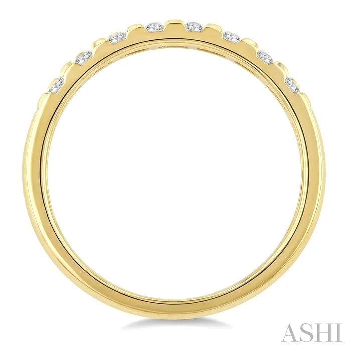 Checkered Diamond Stackable Fashion Band