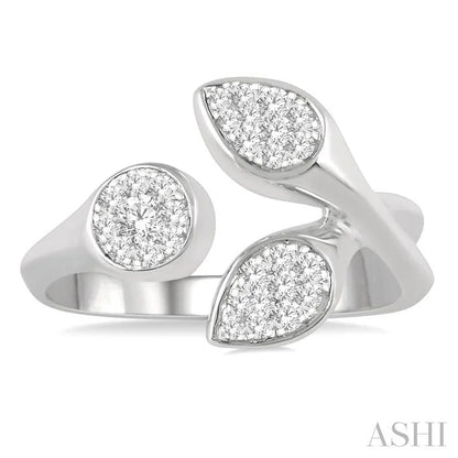 Mixed Shape Lovebright Diamond Fashion Open Ring
