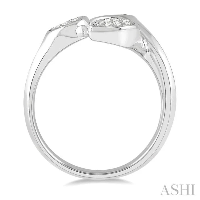 Mixed Shape Lovebright Diamond Fashion Open Ring