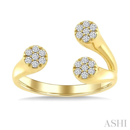 Diamond Fashion Open Ring