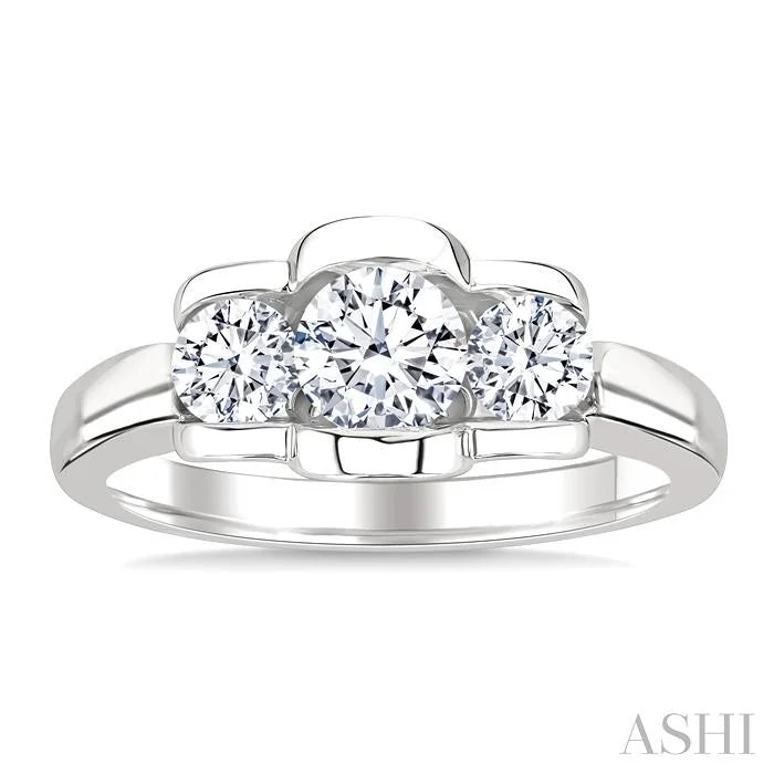 3 Stone Diamond Fashion Ring