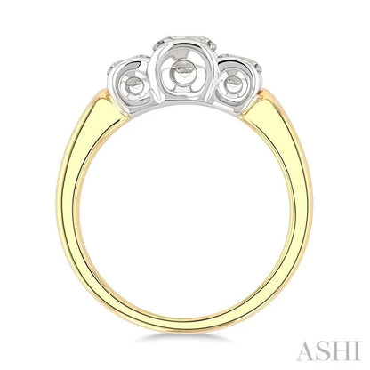 3 Stone Diamond Fashion Ring