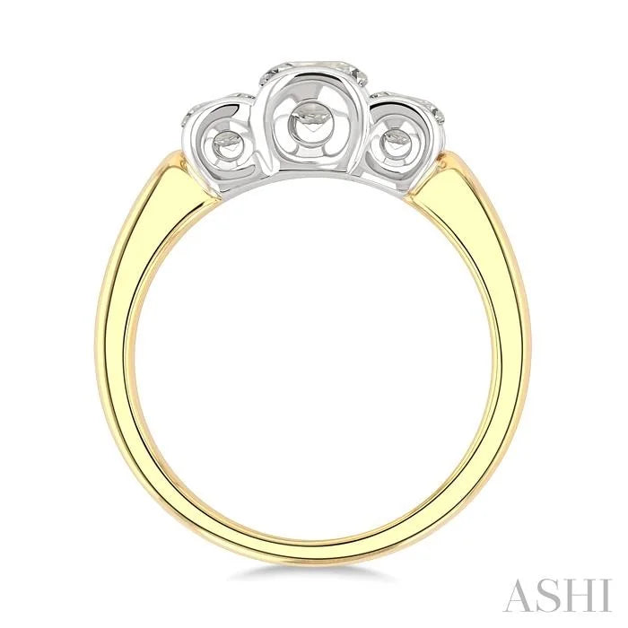 3 Stone Diamond Fashion Ring