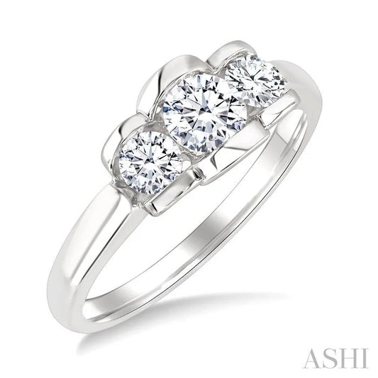 3 Stone Diamond Fashion Ring