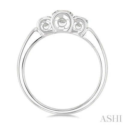 3 Stone Diamond Fashion Ring