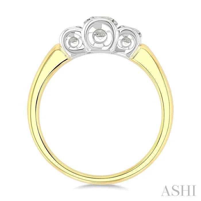 3 Stone Diamond Fashion Ring