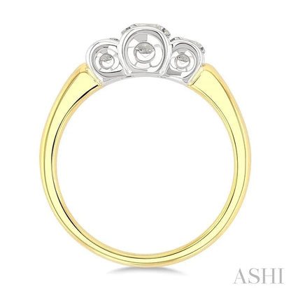 3 Stone Diamond Fashion Ring