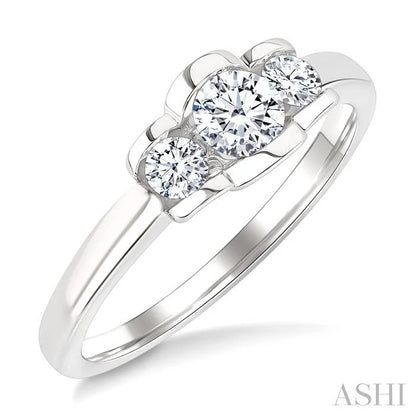 3 Stone Diamond Fashion Ring