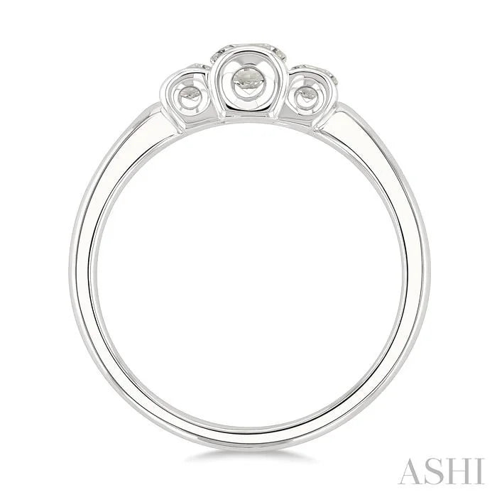 3 Stone Diamond Fashion Ring