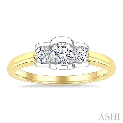 3 Stone Diamond Fashion Ring
