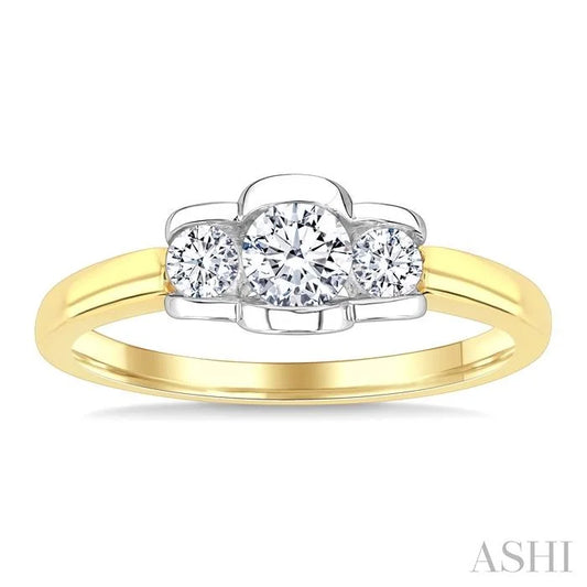 3 Stone Diamond Fashion Ring