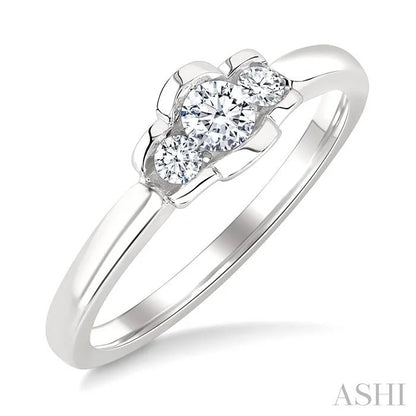 3 Stone Diamond Fashion Ring
