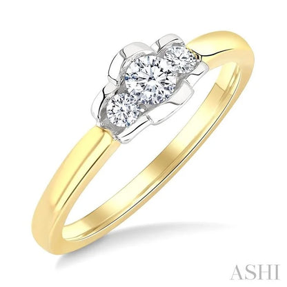 3 Stone Diamond Fashion Ring