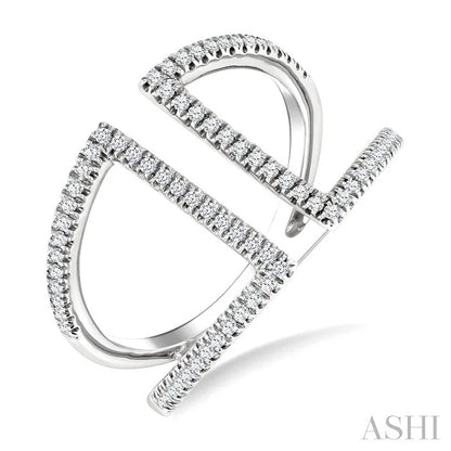 Diamond Fashion Open Ring