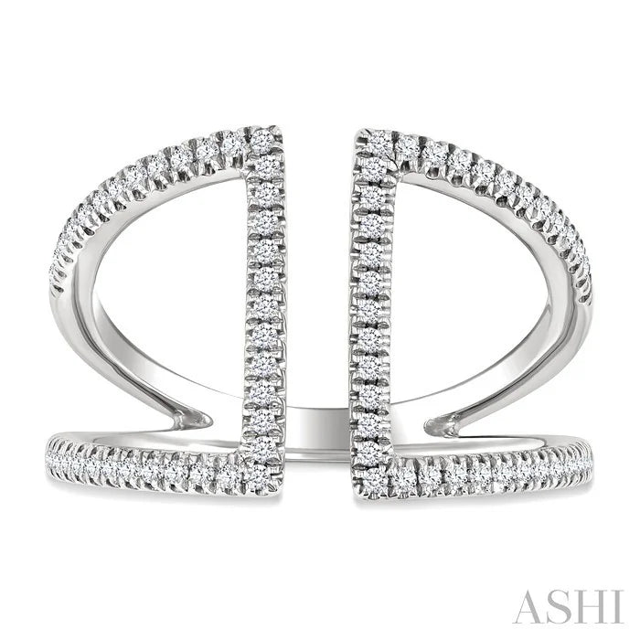 Diamond Fashion Open Ring