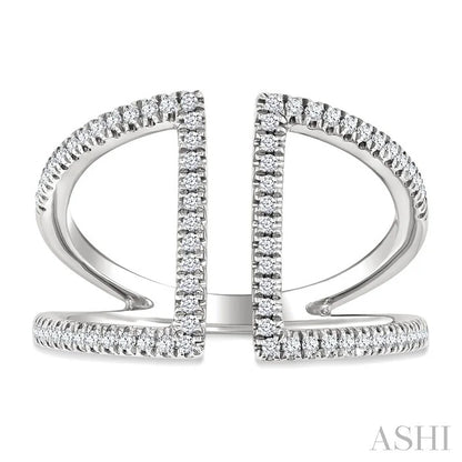 Diamond Fashion Open Ring