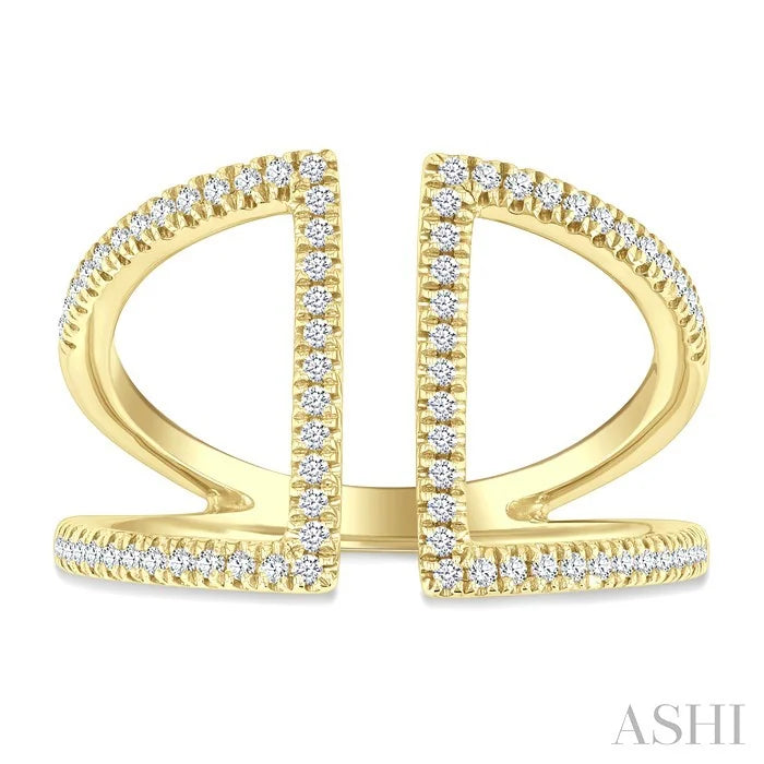 Diamond Fashion Open Ring