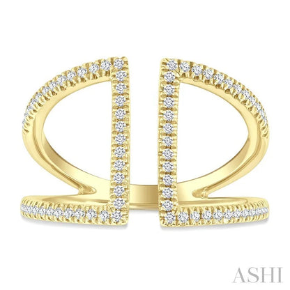 Diamond Fashion Open Ring