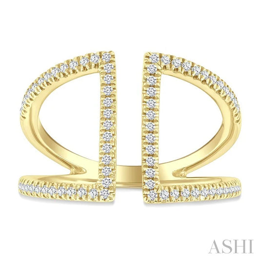 Diamond Fashion Open Ring