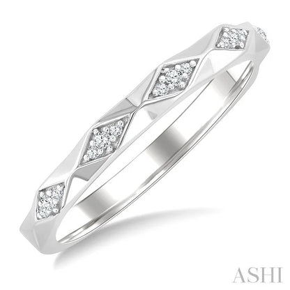 Geometric Stackable Diamond Fashion Band