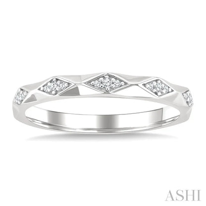 Geometric Stackable Diamond Fashion Band
