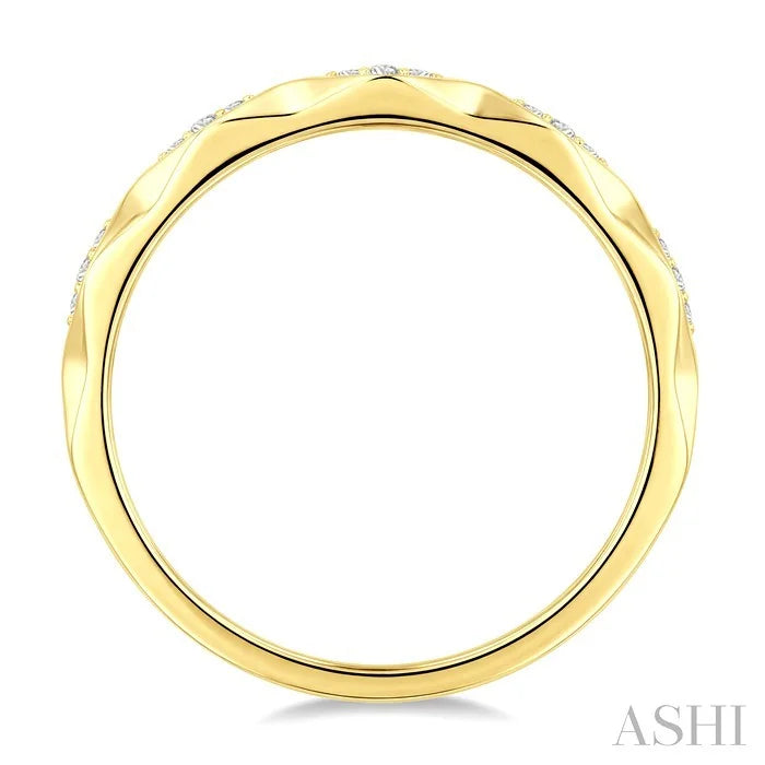 Geometric Stackable Diamond Fashion Band