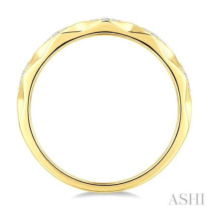Geometric Stackable Diamond Fashion Band