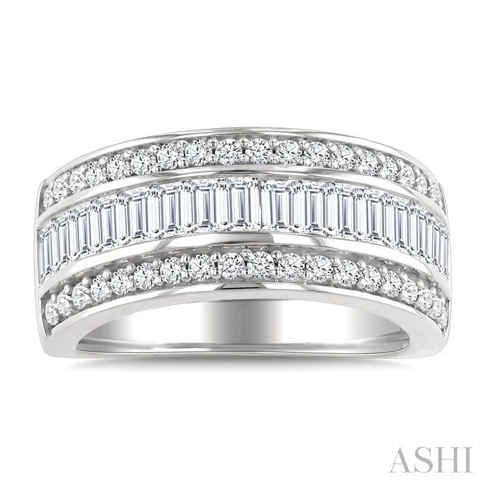 Channel Set Baguette Diamond Fashion Band