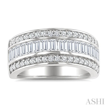 Channel Set Baguette Diamond Fashion Band