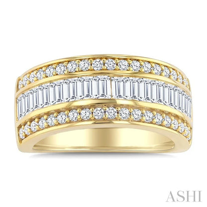 Channel Set Baguette Diamond Fashion Band