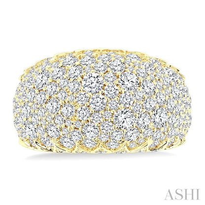 Diamond Fashion Dome Ring