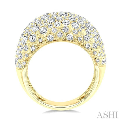 Diamond Fashion Dome Ring