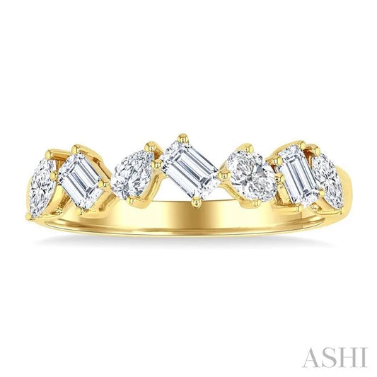 Mixed Shape Diamond Fashion Band