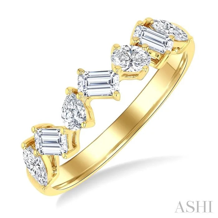 Mixed Shape Diamond Fashion Band