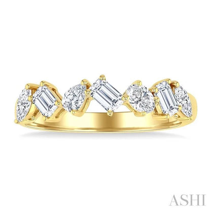 Mixed Shape Diamond Fashion Band