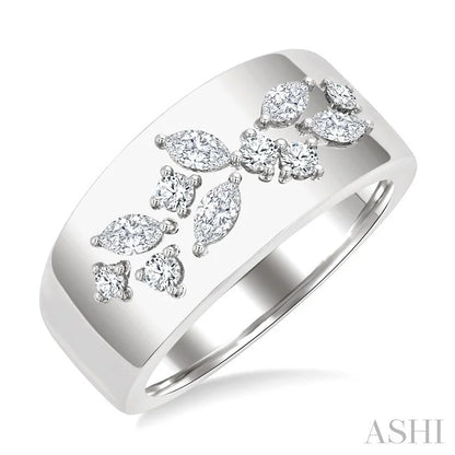 Diamond Fashion Wide Band