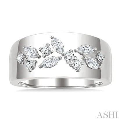 Diamond Fashion Wide Band