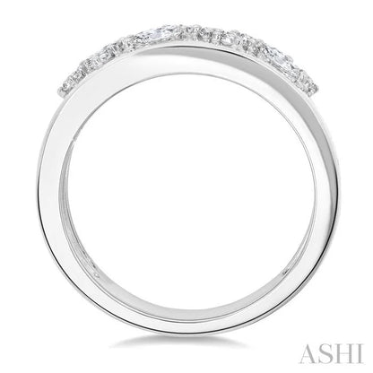 Diamond Fashion Wide Band